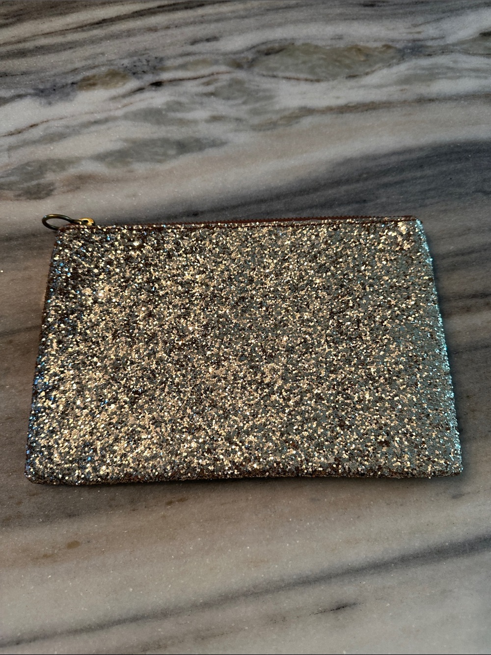 MADEWELL GLITTER CLUTCH